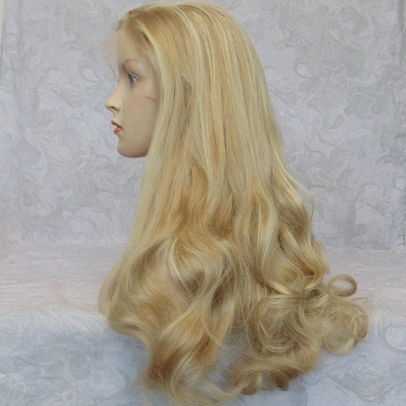 Accessories Lace Front Long Straight Wavy Ends High Heat Wig